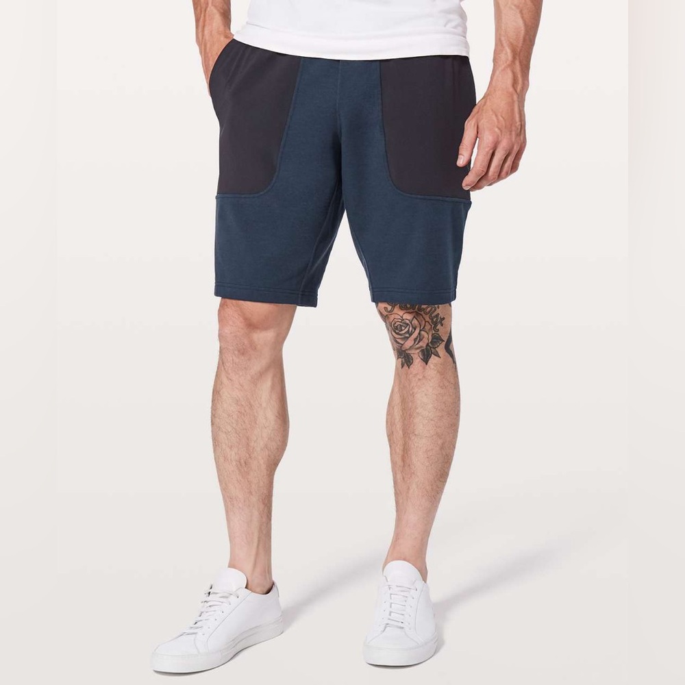 Lululemon City Commute Shorts 9” In True Navy Stretch Mens Sz Small